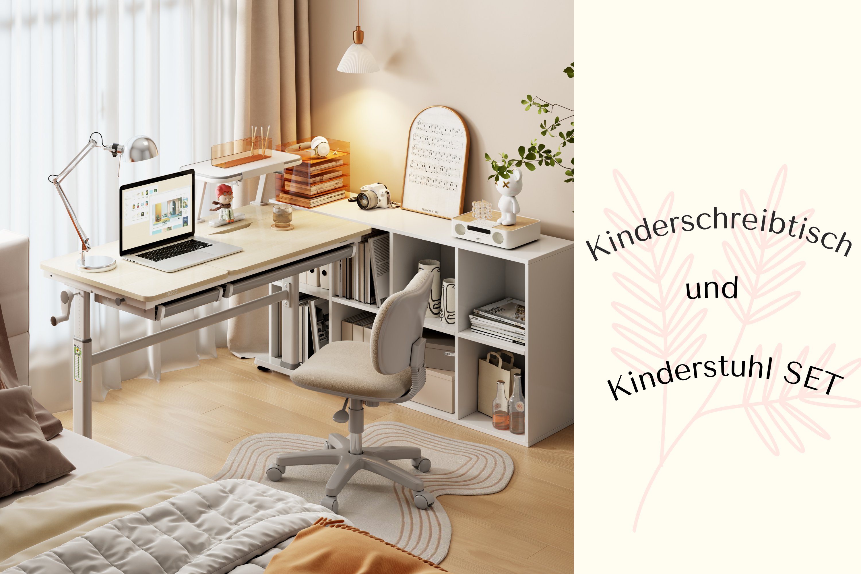 Wie das richtige Kinderschreibtisch-Set das Kinderzimmer aufwertet