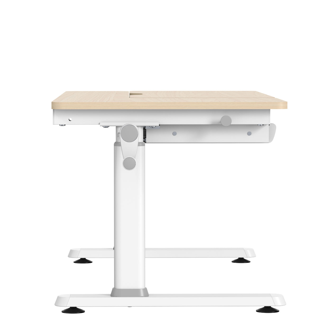 CELIN Kinder Schreibtisch 120x60 cm höhenverstellbar – mit neigbarer Tischplatte & Ablage, Holzoptik, ideal fürs Kinderzimmer & Hausaufgaben