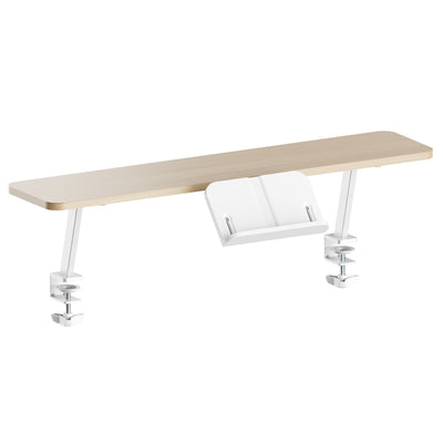 ALVO Schreibtischaufsatz in Holzoptik – platzsparender Butler mit Buchhalterung für Kinderschreibtisch, ideal für Bücher & Tablets