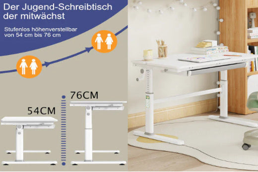 Kinderschreibtisch: Welche Höhe ist optimal für gesundes Sitzen?