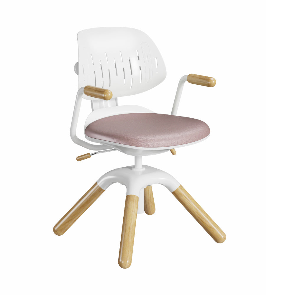 LAURA ergonomischer Kinder-Schreibtischstuhl in Lila, höhenverstellbar, atmungsaktive Rückenlehne, 360° drehbar, Ideal für Schule, Lernen & Hausaufgaben