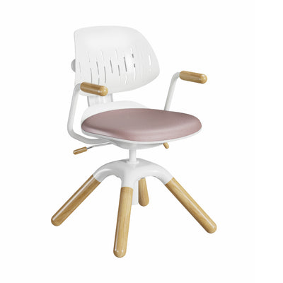 LAURA ergonomischer Kinder-Schreibtischstuhl in Lila, höhenverstellbar, atmungsaktive Rückenlehne, 360° drehbar, Ideal für Schule, Lernen & Hausaufgaben