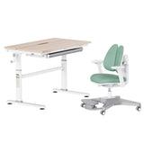 HOKO LUKA & ANTON Lernplatz Set – Kinderschreibtisch mit ergonomischem Kinderstuhl
