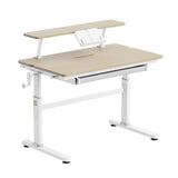 HOKO LUKA & ALVO Schreibtisch Set – ergonomischer Kinderschreibtisch mit Bücherablage
