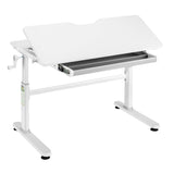 HOKO JANA Höhenverstellbarer Kinderschreibtisch 100x60 cm mit neigbarer Tischplatte