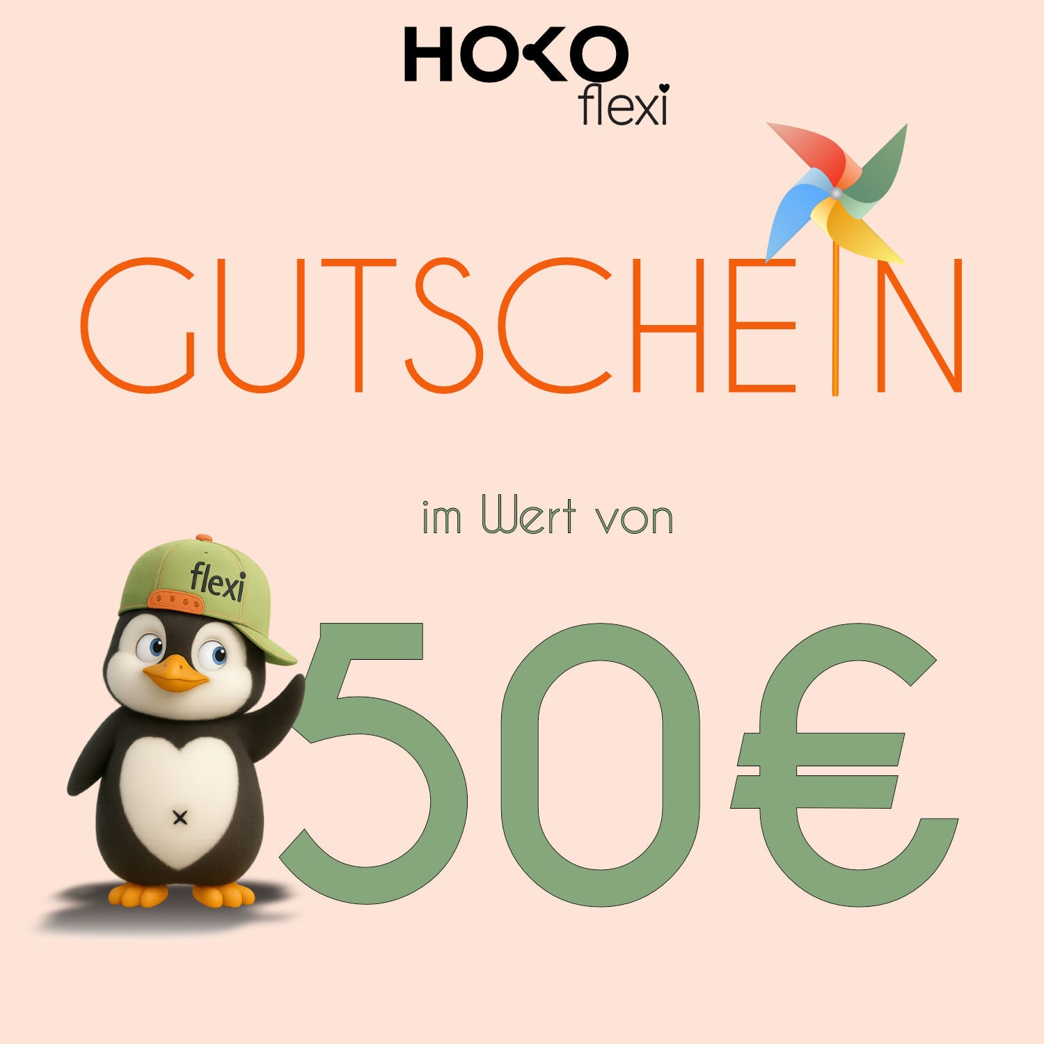 HOKO-Flexi Geschenkgutscheine 10–300 €, perfekt für Geburtstag, Feiertage & Schulanfang