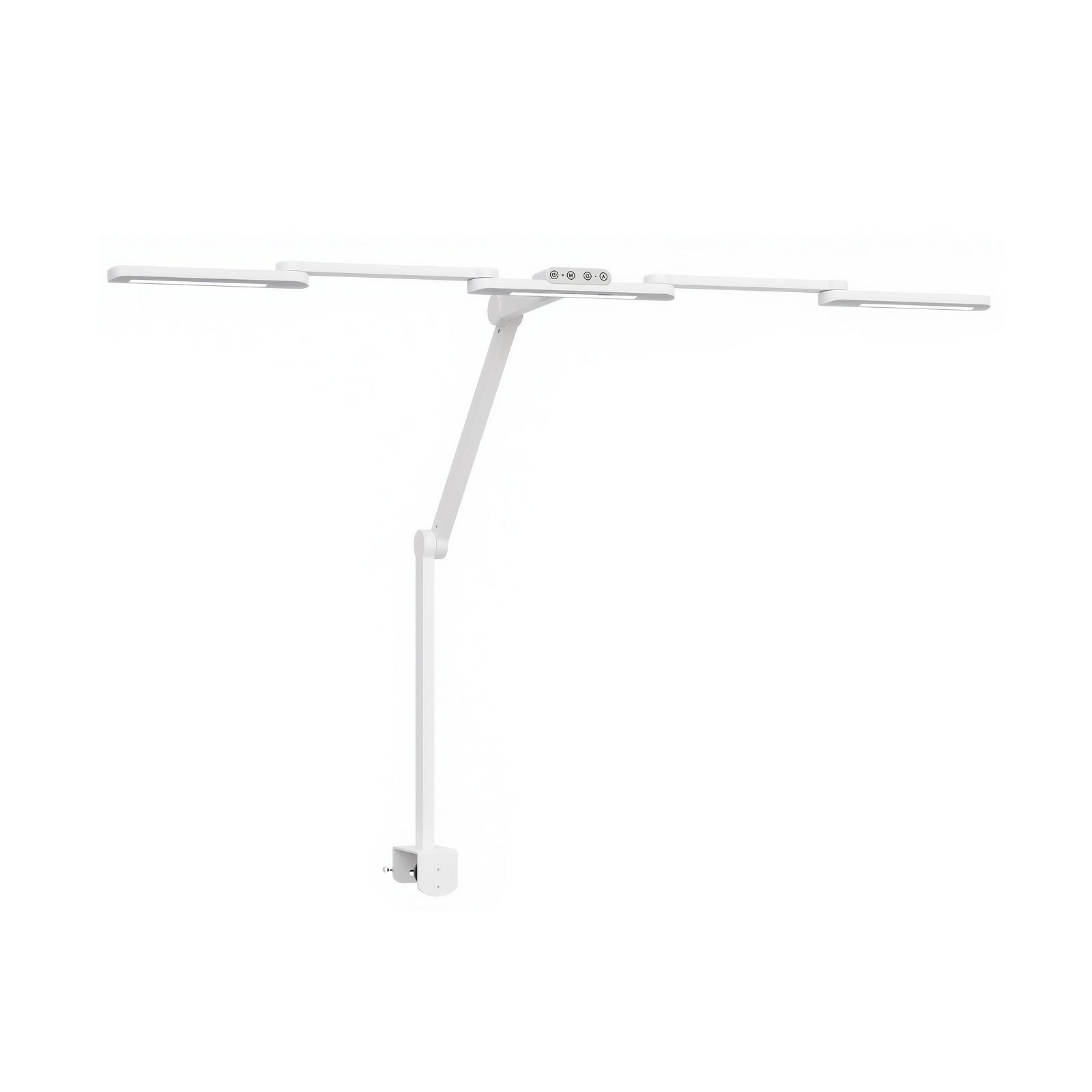 LUKAS-LED Schreibtischlampe mit Klemme, 3 Lichtleisten, 1050 mm, 1300 lm, dimmbar, 3000–6000 K